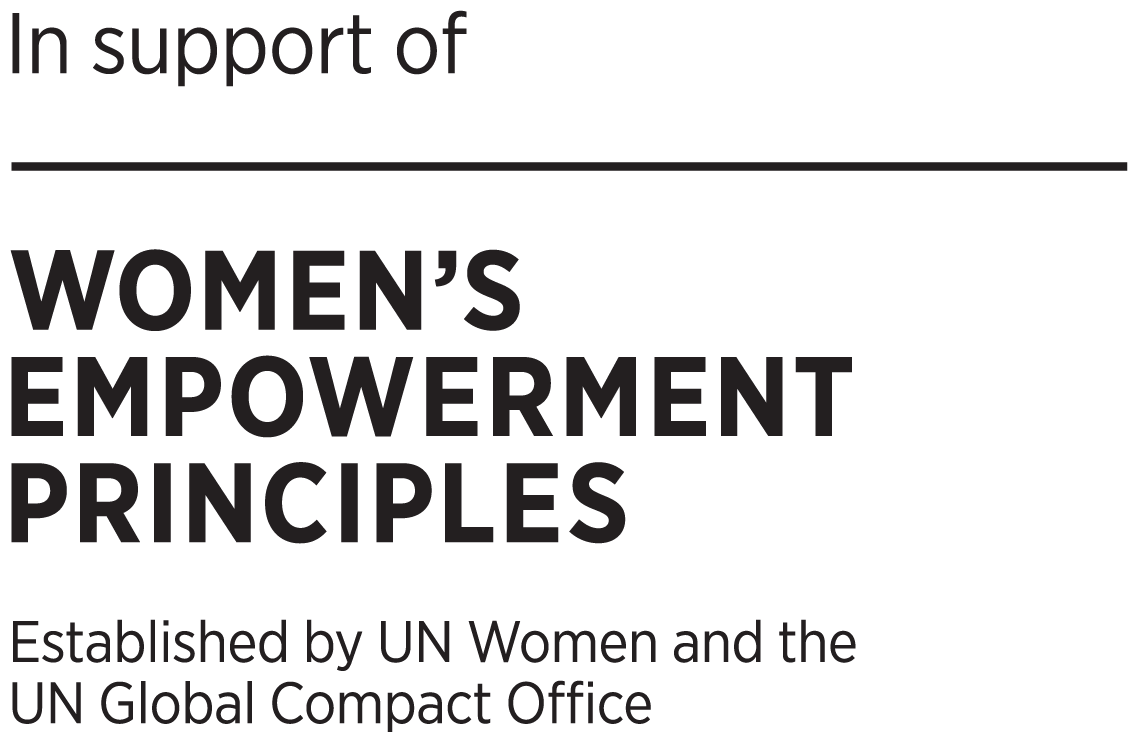 In support of UN Women’s Empowerment Principles