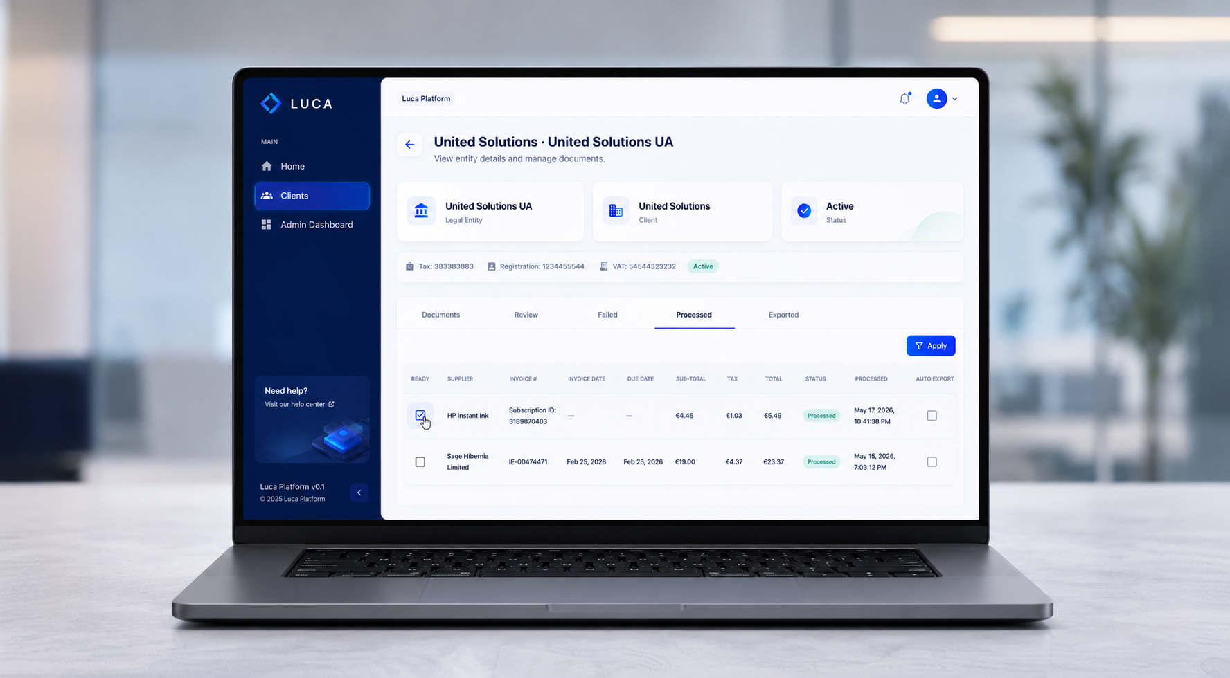 Accounting Automation & Governance Platform product preview